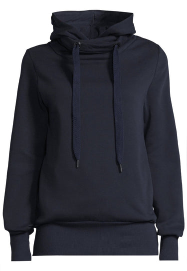 salzhaut - SCHIENFATT Damen Leicht tailliert - Hamburg - Hoodie - Kapuzenpulli - 2 - #farbe_navy