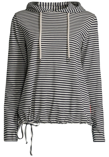 salzhaut - SCHIEPEN Damen Oversized - Hamburg - Kapuze - Langarmshirt - 2 - #farbe_navy-offwhite