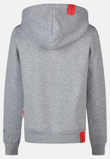 salzhaut - SCHNUTE Damen Hoodie Regular Fit - adenauer & co - Anker - Basic - 19 - #farbe_Grey Melange