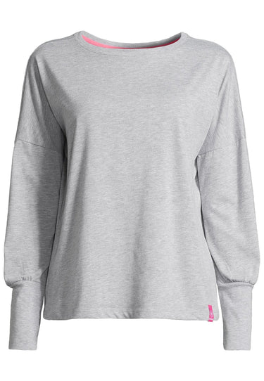 salzhaut - SMAAK Damen normale Passform - Hamburg - Langarmshirt - Rundhals - 17 - #farbe_grey-melange
