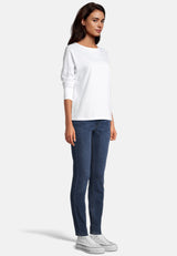 Salzhaut - SMAAK Damen normale Passform - Hamburg - Langarmshirt - Reduziert - 25 - #farbe_white
