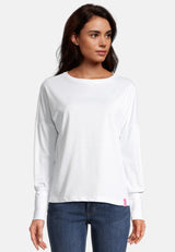 Salzhaut - SMAAK Damen normale Passform - Hamburg - Langarmshirt - Reduziert - 21 - #farbe_white