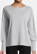 Salzhaut - SMAAK Damen normale Passform - Hamburg - Langarmshirt - Reduziert - 18 - #farbe_grey-melange