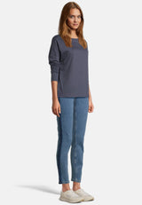 Salzhaut - SMAAK Damen normale Passform - Hamburg - Langarmshirt - Reduziert - 15 - #farbe_navy