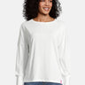 Salzhaut - SMAAK Damen normale Passform - Hamburg - Langarmshirt - Reduziert - 1 - #farbe_offwhite