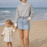 salzhaut - SMAAK - RINGEL Damen normale Passform - adenauer & co - Anker - Basic - 1 - farbe_Navy Offwhite