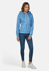 salzhaut - Damen Sweatjacke SÖÖTE Tailliert - adenauer & co - Anker - Basic - 119 - #farbe_Ice Blue