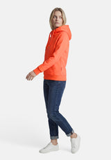 salzhaut - Damen Sweatjacke SÖÖTE Tailliert - adenauer & co - Anker - Basic - 112 - #farbe_Fiery Coral