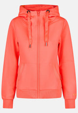 salzhaut - Damen Sweatjacke SÖÖTE Tailliert - adenauer & co - Anker - Basic - 109 - #farbe_Fiery Coral