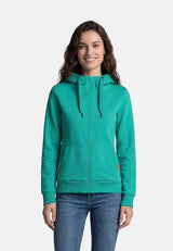 salzhaut - Damen Sweatjacke SÖÖTE Tailliert - adenauer & co - Anker - Basic - 3 - #farbe_Lagoon