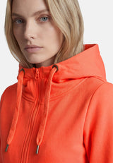 salzhaut - Damen Sweatjacke SÖÖTE Tailliert - adenauer & co - Anker - Basic - 113 - #farbe_Fiery Coral