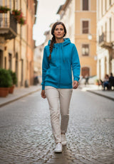 salzhaut - Damen Sweatjacke SÖÖTE Tailliert - adenauer & co - Anker - Basic - 96 - #farbe_Fjord