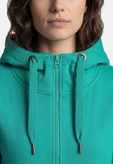 salzhaut - Damen Sweatjacke SÖÖTE Tailliert - adenauer & co - Anker - Basic - 6 - #farbe_Lagoon