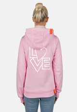 Salzhaut - SÖÖTE - LOVE RÜCKEN Damen Tailliert - Backprint - Kapuze - kuschelig - 2 - #farbe_ros