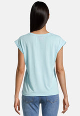salzhaut - SÖMMER Damen Shirt Relaxed-Fit - adenauer & co - Anker - Basic - 14 - #farbe_Aqua