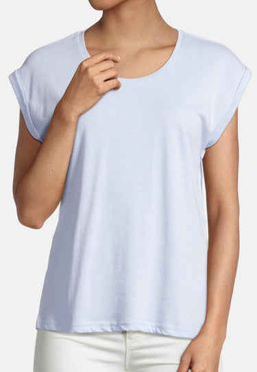 salzhaut - SÖMMER Damen Relaxed-Fit - Oversize - T-Shirt - überschnitten - 13 - #farbe_light-blue