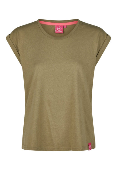 salzhaut - SÖMMER Damen Relaxed-Fit - Oversize - T-Shirt - überschnitten - 47 - #farbe_seagrass