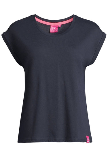 salzhaut - SÖMMER Damen Relaxed-Fit - Oversize - T-Shirt - überschnitten - 17 - #farbe_navy