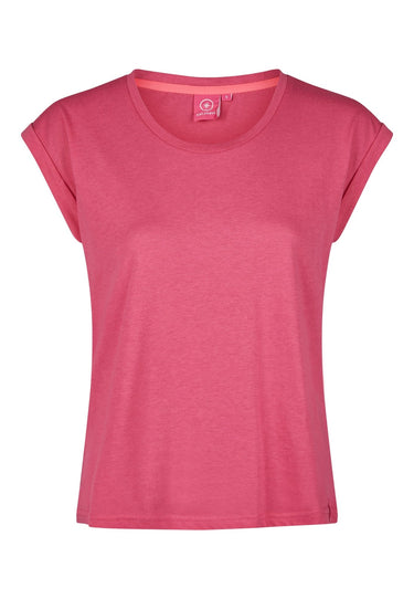 salzhaut - SÖMMER Damen Relaxed-Fit - Oversize - T-Shirt - überschnitten - 37 - #farbe_pink