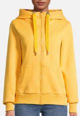 salzhaut - Damen Sweatjacke SÖÖTE Tailliert - adenauer & co - Anker - Basic - 40 - #farbe_Sun