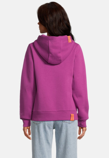 salzhaut - SÖÖTE Damen Tailliert - Hamburg - Kapuze - kuschelig - 92 - #farbe_plum