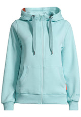 salzhaut - Damen Sweatjacke SÖÖTE Tailliert - adenauer & co - Anker - Basic - 76 - #farbe_Aqua
