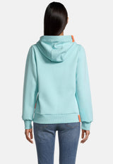 salzhaut - Damen Sweatjacke SÖÖTE Tailliert - adenauer & co - Anker - Basic - 78 - #farbe_Aqua