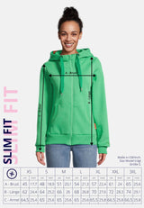 salzhaut - Damen Sweatjacke SÖÖTE Tailliert - adenauer & co - Anker - Basic - 14 - #farbe_Chilli Red