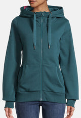 salzhaut - Damen Sweatjacke SÖÖTE Tailliert - adenauer & co - Anker - Basic - 71 - #farbe_Dragonfly