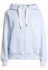 salzhaut - Damen Sweatjacke SÖÖTE Tailliert - adenauer & co - Anker - Basic - 81 - #farbe_Light Blue