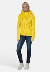 salzhaut - SÖÖTE JACKE Damen Sweatjacke Leicht tailliert - adenauer & co - Anker - Basic - 13 - #farbe_Yellow