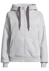 salzhaut - SÖÖTE JACKE Damen Sweatjacke Leicht tailliert - adenauer & co - Anker - Basic - 39 - #farbe_Grey Melange