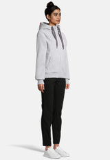 salzhaut - SÖÖTE JACKE Damen Sweatjacke Leicht tailliert - adenauer & co - Anker - Basic - 42 - #farbe_Grey Melange