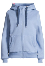 salzhaut - SÖÖTE JACKE Damen Sweatjacke Leicht tailliert - adenauer & co - Anker - Basic - 32 - #farbe_Ice Blue