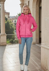salzhaut - SÖÖTE JACKE Damen Sweatjacke Leicht tailliert - adenauer & co - Anker - Basic - 16 - #farbe_Pink