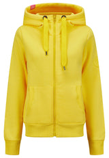 salzhaut - SÖÖTE JACKE Damen Sweatjacke Leicht tailliert - adenauer & co - Anker - Basic - 10 - #farbe_Yellow