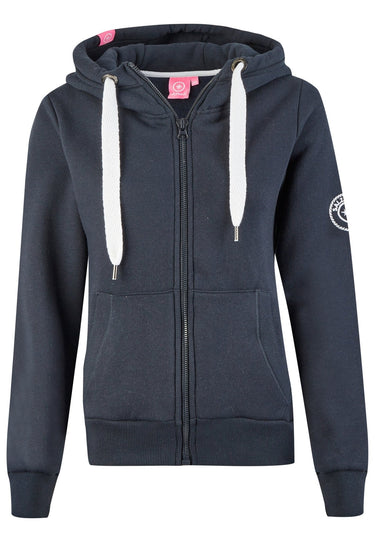 salzhaut - SÖÖTE JACKE Damen Leicht tailliert - Eingriffstaschen - Hoodiejacke - Sweatjacke - 42 - #farbe_navy