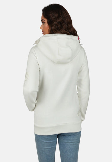 salzhaut - SÖÖTE JACKE Damen Leicht tailliert - Eingriffstaschen - Hoodiejacke - Sweatjacke - 4 - #farbe_offwhite