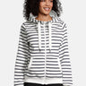 salzhaut - SÖÖTE - RINGEL Damen normale Passform - Hamburg - Hoodiejacke - Sweatjacke - 1 - #farbe_navy-offwhite