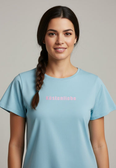 salzhaut - STEENTJE - KÜSTENLIEBE Damen Relaxed-Fit - adenauer & co - Anker - Basic - 3 - farbe_Aqua-Neon Pink