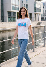 salzhaut - Damen Shirt STEENTJE - MOIN Herzen Regular Fit - adenauer & co - Anker - Basic - 17 - #farbe_White-Ocean Blue