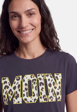 salzhaut - Damen Shirt STEENTJE - MOIN Leo Regular Fit - adenauer & co - Anker - Basic - 30 - #farbe_Navy-Yellow