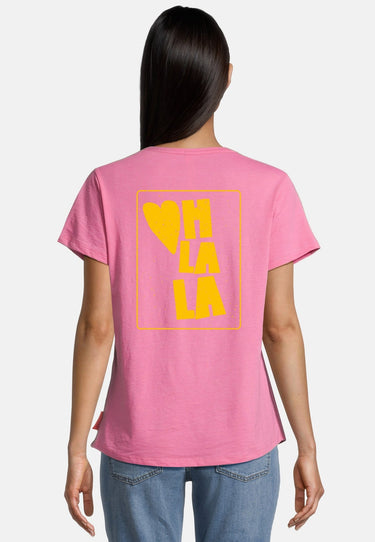 salzhaut - STEENTJE-OH LA LA Damen Relaxed-Fit - Backprint - Rundhals - T-Shirt - 1 - #farbe_blossom-neon-orange