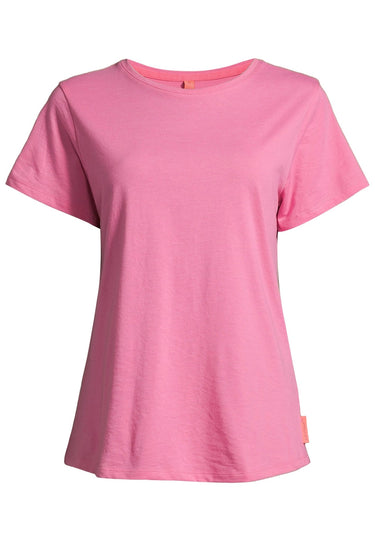 salzhaut - STEENTJE-OH LA LA Damen Relaxed-Fit - Backprint - Rundhals - T-Shirt - 2 - #farbe_blossom-neon-orange