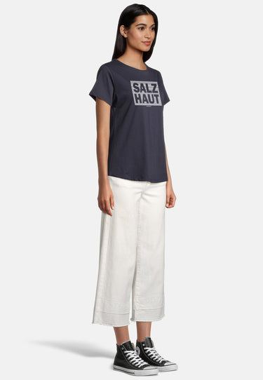 salzhaut - STEENTJE - SALZHAUT STREIFEN Damen normale Passform - Damen - Frontprint - T-Shirt - 5 - #farbe_navy-white