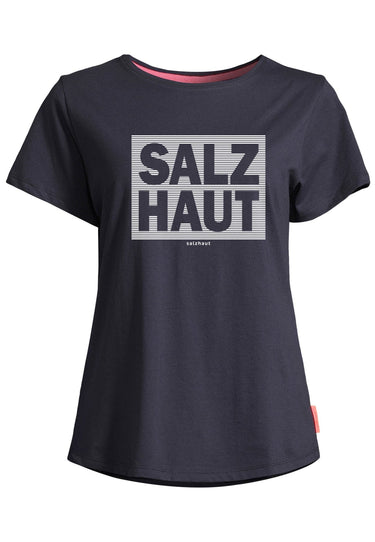 salzhaut - STEENTJE - SALZHAUT STREIFEN Damen normale Passform - Damen - Frontprint - T-Shirt - 2 - #farbe_navy-white
