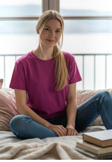 salzhaut - STEENTJE Damen Shirt normale Passform - adenauer & co - Anker - Basic - 56 - #farbe_Plum