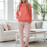 salzhaut - SÜNN Damen Hoodie Tailliert - adenauer & co - Anker - Basic - 55 - #farbe_Coral