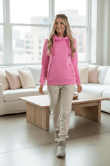 salzhaut - Damen Hoodie SÜNN Tailliert - adenauer & co - Anker - Basic - 15 - #farbe_Blossom