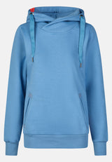 salzhaut - Damen Hoodie SÜNN Tailliert - adenauer & co - Anker - Basic - 85 - #farbe_Ice Blue